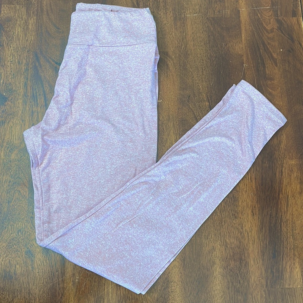LulaRoe Heathered Rose/Pink OS Leggings!